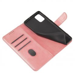 Lacné Kryty | Peňaženkové puzdro Elegant Magnet Case ružové – Samsung Galaxy A51 | Lacné Kryty