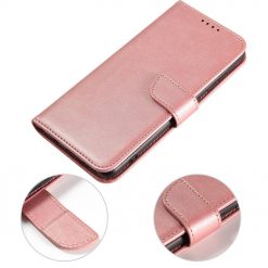 Lacné Kryty | Peňaženkové puzdro Elegant Magnet Case ružové – Samsung Galaxy A51 | Lacné Kryty
