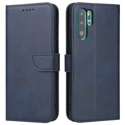 Lacné Kryty | Peňaženkové puzdro Elegant Magnet Case modré – Huawei P30 Pro | Lacné Kryty