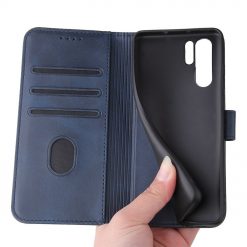 Lacné Kryty | Peňaženkové puzdro Elegant Magnet Case modré – Huawei P30 Pro | Lacné Kryty