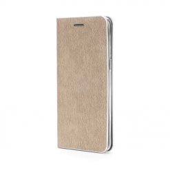 Lacné Kryty | Peňaženkové puzdro Litchi hnedé – Samsung Galaxy A12 / M12