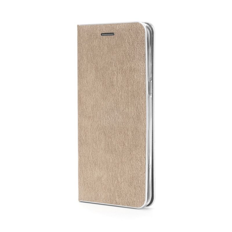 Lacné Kryty | Knižkové puzdro Luna Silver Book zlaté – Samsung Galaxy A12 / M12