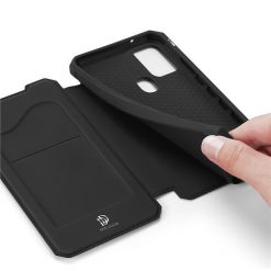 Lacné Kryty | Peňaženkové puzdro Dux Ducis Skin X čierne – Samsung Galaxy A21s | Lacné Kryty