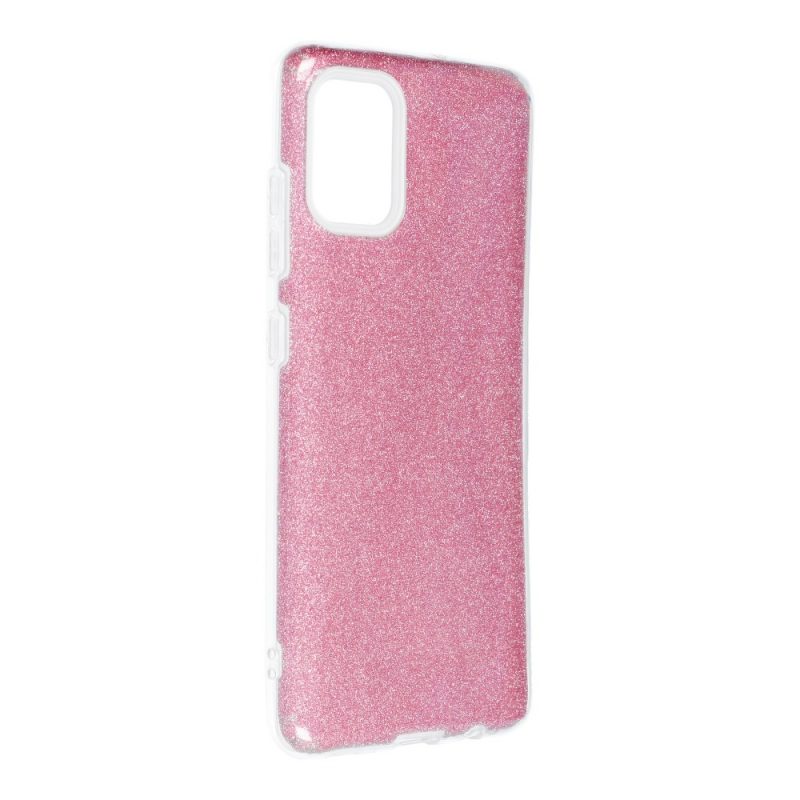 Lacné Kryty | Ligotavý Kryt Forcell Shining ružový – Samsung Galaxy A12 / M12
