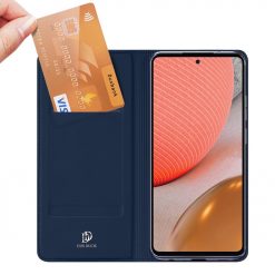 Peňaženkové puzdro Dux Ducis Skin Pro modré – Samsung Galaxy A72 / A72 5G | Lacné Kryty Lacné Kryty | Peňaženkové puzdro Dux Ducis Skin Pro modré – Samsung Galaxy A72 / A72 5G | Lacné Kryty