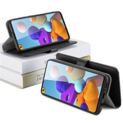 Peňaženkové puzdro Dux Ducis Kado čierne – Samsung Galaxy A21s | Lacné Kryty Lacné Kryty | Peňaženkové puzdro Dux Ducis Kado čierne – Samsung Galaxy A21s | Lacné Kryty