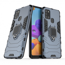 Odolný kryt Ring Armor modrý – Samsung Galaxy A21s | Lacné Kryty Lacné Kryty | Odolný kryt Ring Armor modrý – Samsung Galaxy A21s | Lacné Kryty