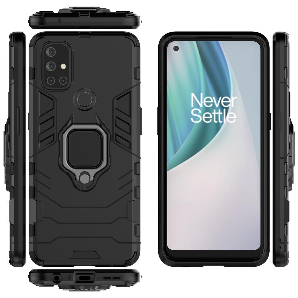 Odolný kryt Ring Armor čierny – OnePlus Nord N10 5G | Lacné Kryty Lacné Kryty | Odolný kryt Ring Armor čierny – OnePlus Nord N10 5G | Lacné Kryty