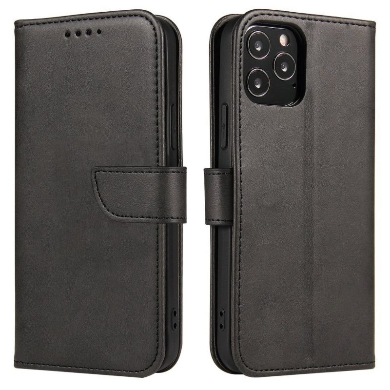 Lacné Kryty | Peňaženkové puzdro Elegant Magnet Case čierne – Apple iPhone 12 / iPhone 12 Pro