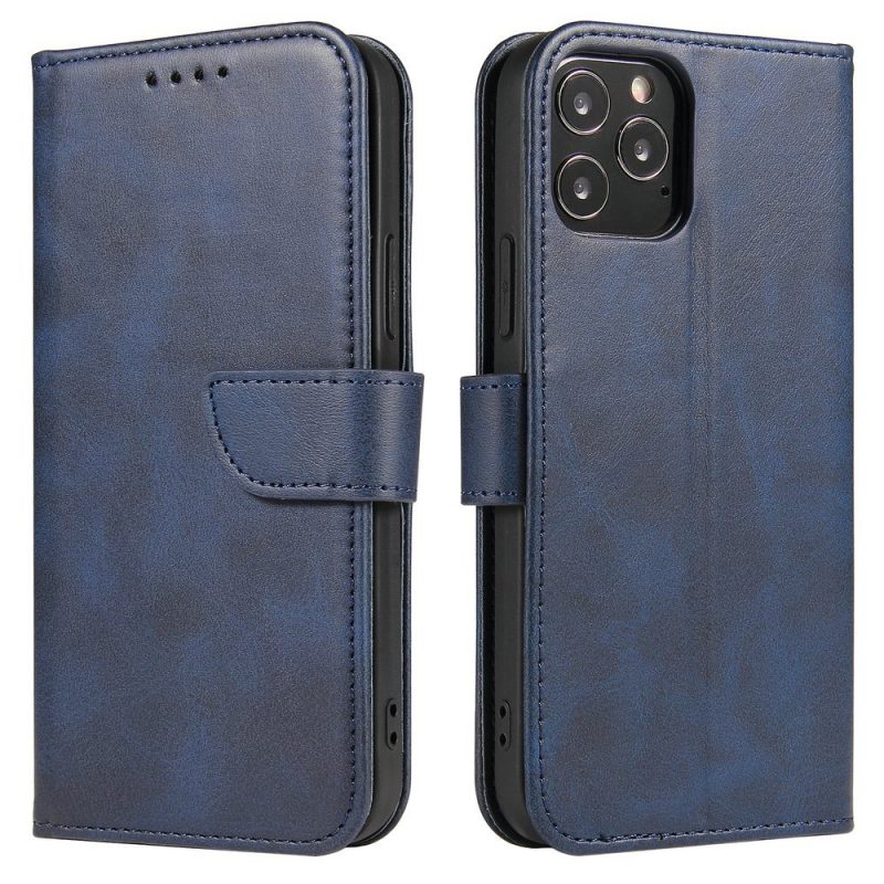 Lacné Kryty | Peňaženkové puzdro Elegant Magnet Case modré – Apple iPhone 12 / iPhone 12 Pro