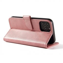 Lacné Kryty | Peňaženkové puzdro Elegant Magnet Case ružové – Apple iPhone 12 / iPhone 12 Pro | Lacné Kryty