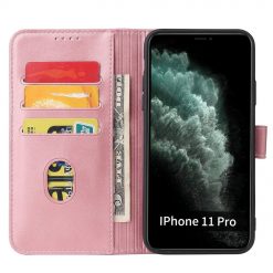Peňaženkové puzdro Elegant Magnet Case ružové – Apple iPhone 11 Pro | Lacné Kryty Lacné Kryty | Peňaženkové puzdro Elegant Magnet Case ružové – Apple iPhone 11 Pro | Lacné Kryty