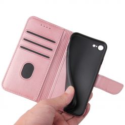 Lacné Kryty | Peňaženkové puzdro Elegant Magnet Case ružové – Apple iPhone 7 / iPhone 8 / iPhone SE 2020 / iPhone SE 2022 | Lacné Kryty