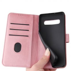 Lacné Kryty | Peňaženkové puzdro Elegant Magnet Case ružové – Samsung Galaxy S10 Plus (S10+) | Lacné Kryty