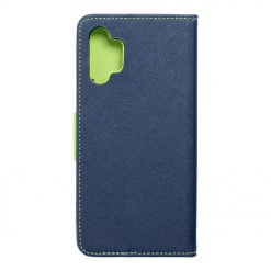 Lacné Kryty | Peňaženkové puzdro Fancy Book modro-limetkové – Samsung Galaxy A32 5G | Lacné Kryty