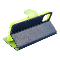 Lacné Kryty | Peňaženkové puzdro Fancy Book modro-limetkové – Samsung Galaxy A32 5G | Lacné Kryty