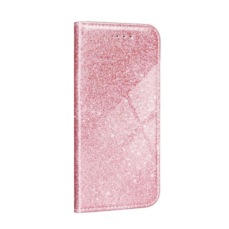 Puzdro Shining Book ružové – Samsung Galaxy A72 / A72 5G