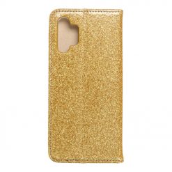 Lacné Kryty | Puzdro Shining Book zlaté – Samsung Galaxy A32 (4G) | Lacné Kryty