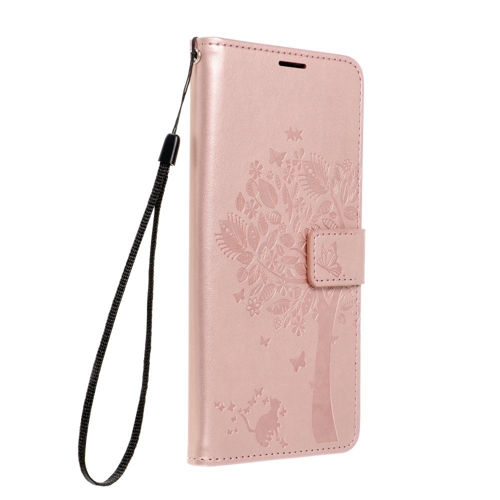 Peňaženkové puzdro Mezzo tree ružové – Apple iPhone 12 / iPhone 12 Pro