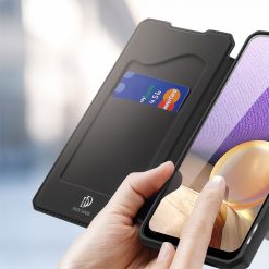 Lacné Kryty | Peňaženkové puzdro Dux Ducis Skin X čierne – Samsung Galaxy A32 5G | Lacné Kryty