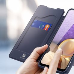 Peňaženkové puzdro Dux Ducis Skin X modré – Samsung Galaxy A32 5G | Lacné Kryty Lacné Kryty | Peňaženkové puzdro Dux Ducis Skin X modré – Samsung Galaxy A32 5G | Lacné Kryty