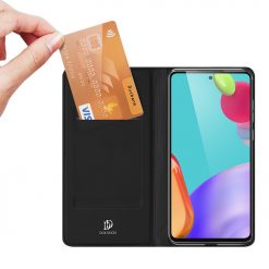 Peňaženkové puzdro Dux Ducis Skin Pro čierne – Samsung Galaxy A52 / A52 5G / A52s 5G | Lacné Kryty Lacné Kryty | Peňaženkové puzdro Dux Ducis Skin Pro čierne – Samsung Galaxy A52 / A52 5G / A52s 5G | Lacné Kryty