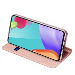 Peňaženkové puzdro Dux Ducis Skin Pro ružové – Samsung Galaxy A52 / A52 5G / A52s 5G | Lacné Kryty Lacné Kryty | Peňaženkové puzdro Dux Ducis Skin Pro ružové – Samsung Galaxy A52 / A52 5G / A52s 5G | Lacné Kryty