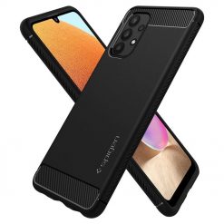 Lacné Kryty | Zadný kryt Spigen Rugged Armor čierny – Samsung Galaxy A52 / A52 5G / A52s 5G | Lacné Kryty