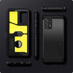 Lacné Kryty | Zadný kryt Spigen Tough Armor čierny – Samsung Galaxy A52 / A52 5G / A52s 5G | Lacné Kryty