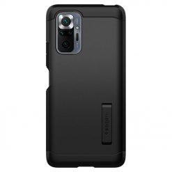 Zadný kryt Spigen Tough Armor čierny – Xiaomi Redmi Note 10 Pro | Lacné Kryty Lacné Kryty | Zadný kryt Spigen Tough Armor čierny – Xiaomi Redmi Note 10 Pro | Lacné Kryty
