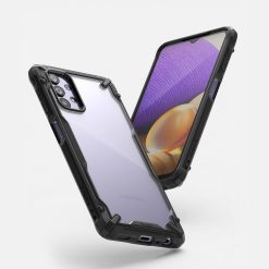 Lacné Kryty | Odolný kryt Ringke Fusion X transparentno-čierny – Samsung Galaxy A32 5G | Lacné Kryty