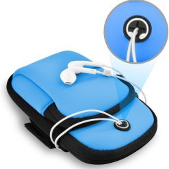 Lacné Kryty | Športové bežecké puzdro armband case modré | Lacné Kryty