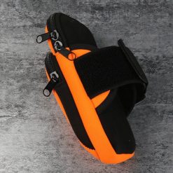 Lacné Kryty | Športové bežecké puzdro armband case oranžové | Lacné Kryty