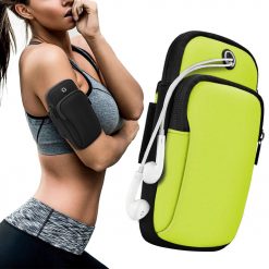 Lacné Kryty | Športové bežecké puzdro armband case zelené | Lacné Kryty