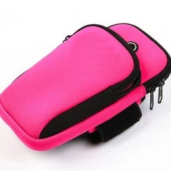 Lacné Kryty | Športové bežecké puzdro armband case ružové | Lacné Kryty