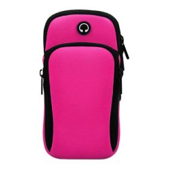 Lacné Kryty | Športové bežecké puzdro armband case ružové | Lacné Kryty