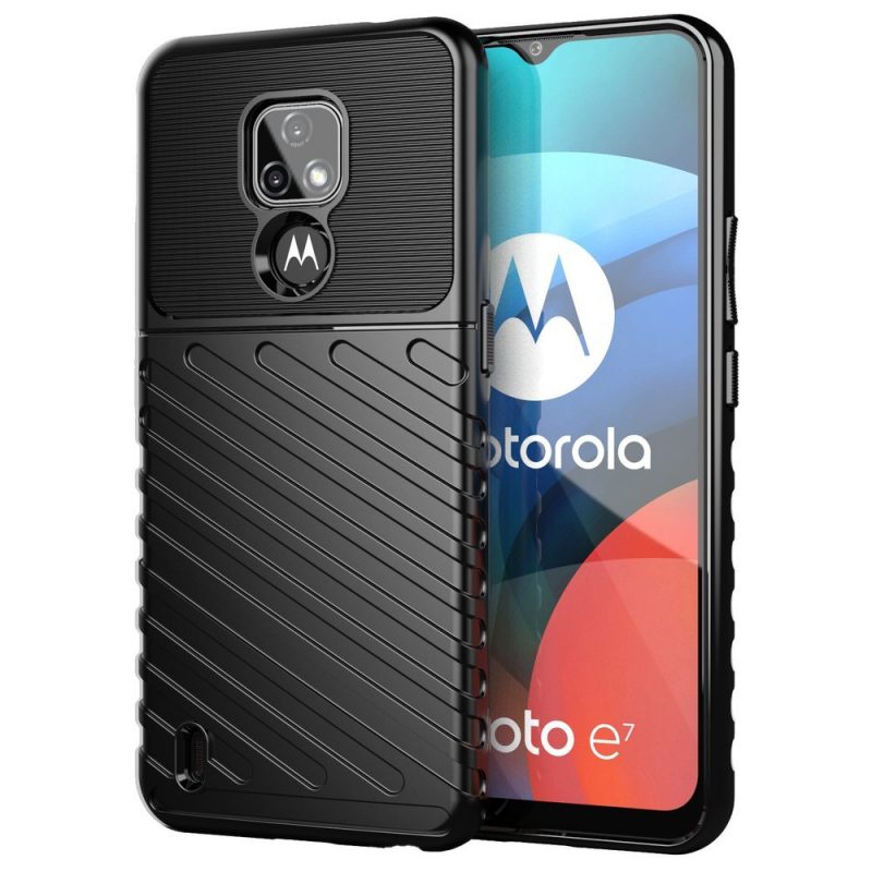 Lacné Kryty | Odolný kryt Thunder Armor čierny – Motorola Moto E7