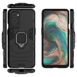 Lacné Kryty | Odolný kryt Ring Armor čierny – OnePlus 9 Pro | Lacné Kryty