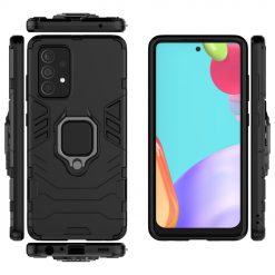 Odolný Kryt Ring Armor Čierny – Samsung Galaxy A52 / A52 5G / A52S 5G | Lacné Kryty Lacné Kryty | Odolný Kryt Ring Armor Čierny – Samsung Galaxy A52 / A52 5G / A52S 5G | Lacné Kryty