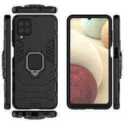 Odolný kryt Ring Armor čierny – Samsung Galaxy A12 / M12 | Lacné Kryty Lacné Kryty | Odolný kryt Ring Armor čierny – Samsung Galaxy A12 / M12 | Lacné Kryty