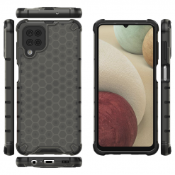 Lacné Kryty | Odolný kryt Honeycomb Armor čierny – Samsung Galaxy A12 / M12 | Lacné Kryty