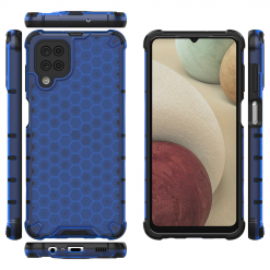 Lacné Kryty | Odolný kryt Honeycomb Armor modrý – Samsung Galaxy A12 / M12 | Lacné Kryty