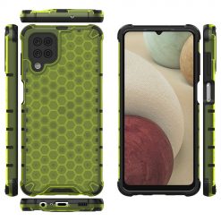 Odolný kryt Honeycomb Armor zelený – Samsung Galaxy A12 / M12 | Lacné Kryty Lacné Kryty | Odolný kryt Honeycomb Armor zelený – Samsung Galaxy A12 / M12 | Lacné Kryty