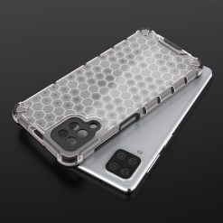 Lacné Kryty | Odolný kryt Honeycomb Armor transparentný – Samsung Galaxy A12 / M12 | Lacné Kryty