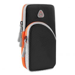 Lacné Kryty | Športové bežecké puzdro Running armband čierne | Lacné Kryty