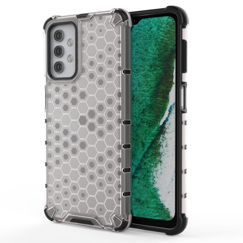 Odolný kryt Honeycomb Armor transparentný – Samsung Galaxy A32 5G