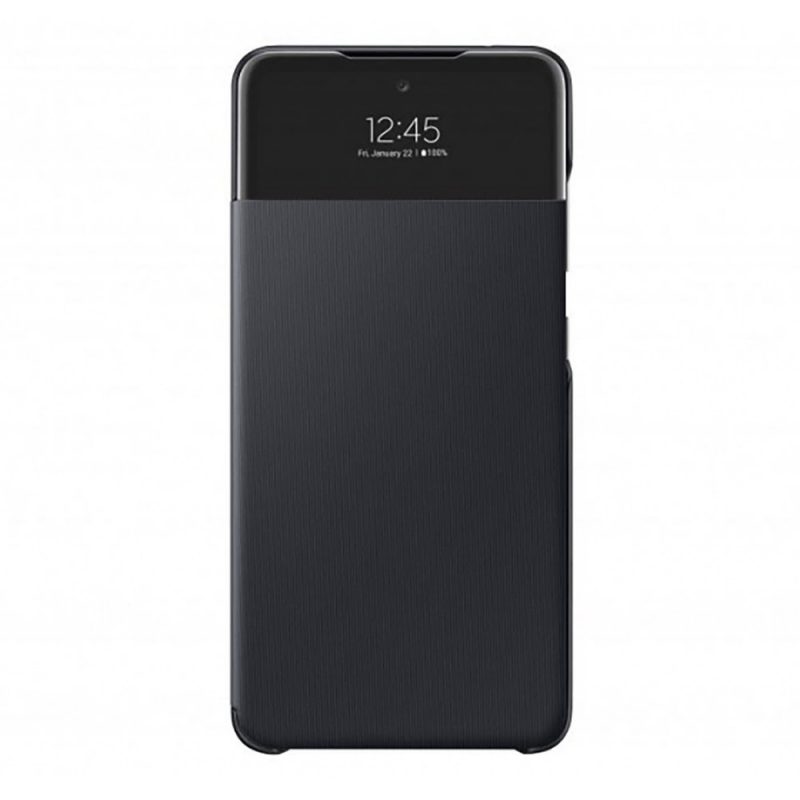 Lacné Kryty | Flipové puzdro Samsung S View Wallet Cover čierne – Samsung Galaxy A52 / A52 5G / A52s 5G