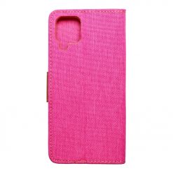 Peňaženkové puzdro Canvas Book ružové – Samsung Galaxy A12 / M12 | Lacné Kryty Lacné Kryty | Peňaženkové puzdro Canvas Book ružové – Samsung Galaxy A12 / M12 | Lacné Kryty