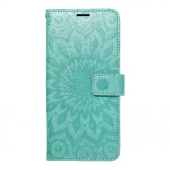 Lacné Kryty | Peňaženkové puzdro Mezzo mandala zelené – Samsung Galaxy A42 5G | Lacné Kryty