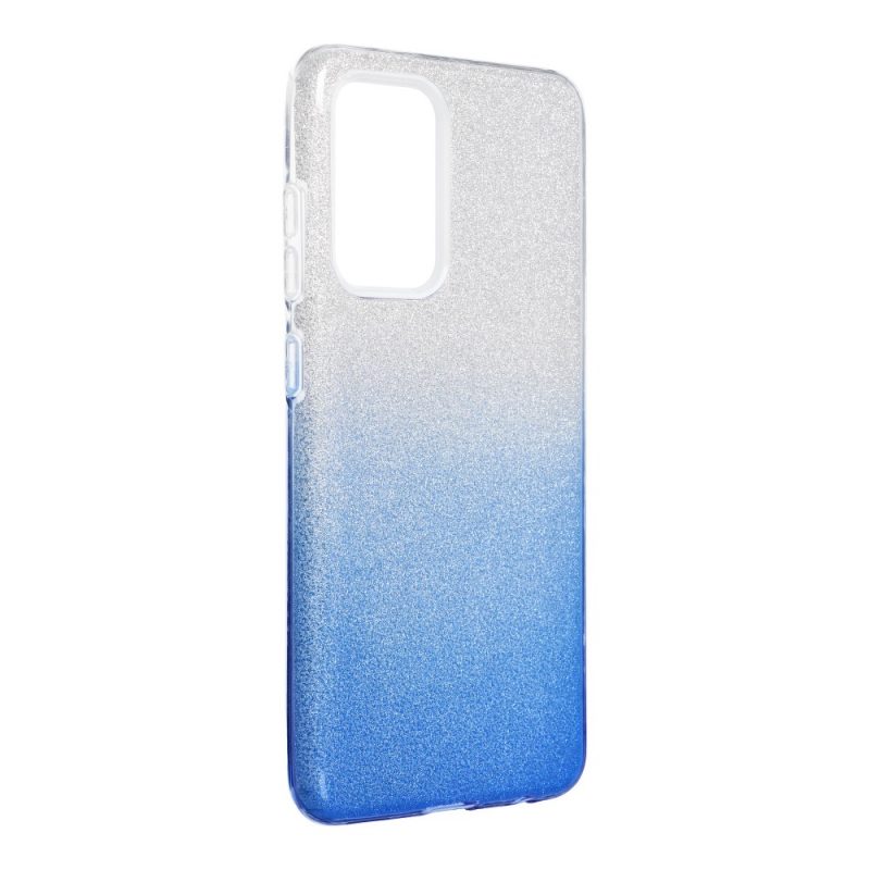 Lacné Kryty | Ligotavý Kryt Forcell Shining transparentno-modrý – Samsung Galaxy A52 / A52 5G / A52s 5G